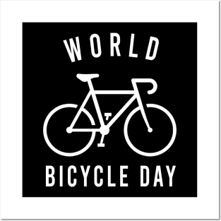 world bicycle day Posters and Art